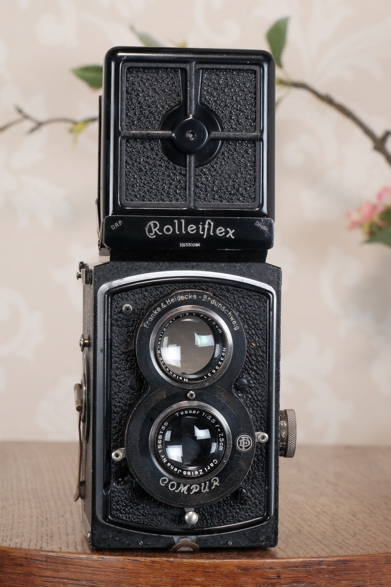 1934 Old Standard Rolleiflex, Freshly Serviced, CLA’d