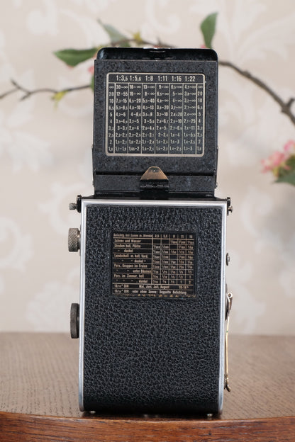 1934 Old Standard Rolleiflex, Freshly Serviced, CLA’d