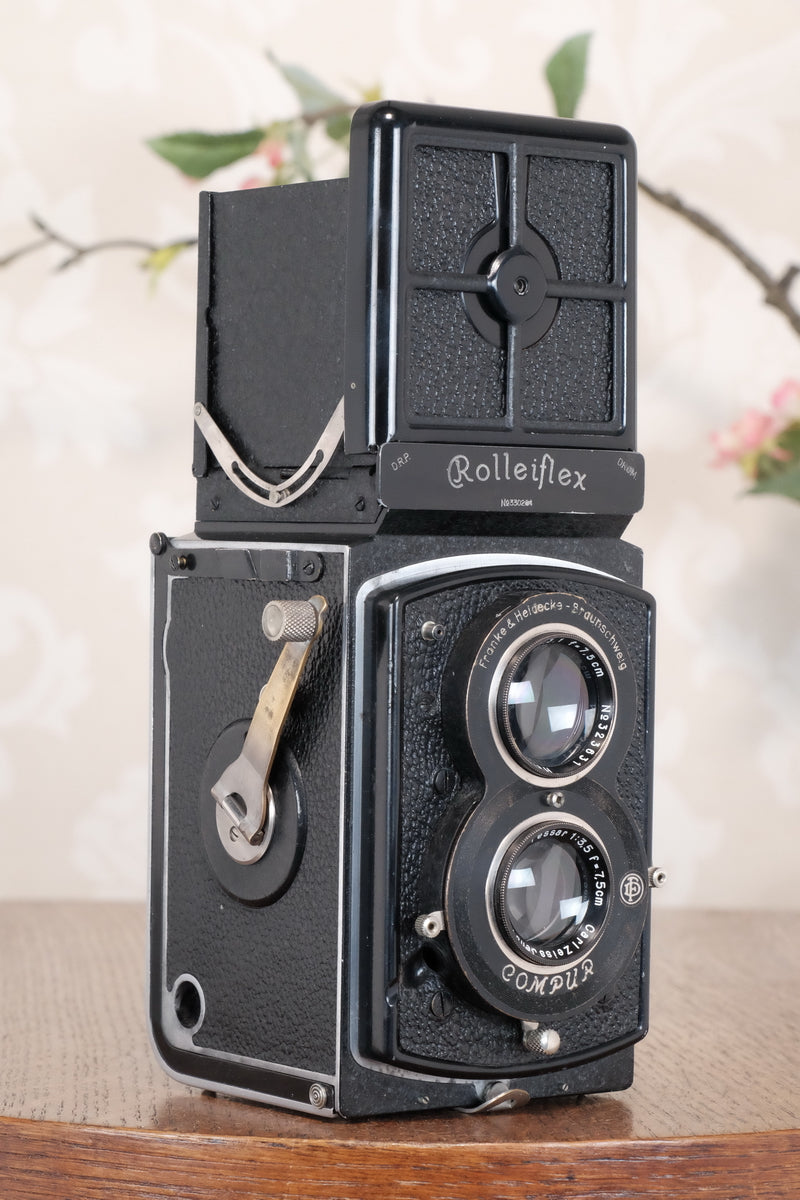 1934 Old Standard Rolleiflex, Freshly Serviced, CLA’d