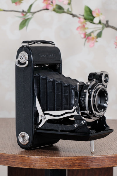SUPERB! 1934 Zeiss Ikon Super Ikonta 6x9, Tessar lens, CLA'd, FRESHLY SERVICED! - Zeiss-Ikon- Petrakla Classic Cameras