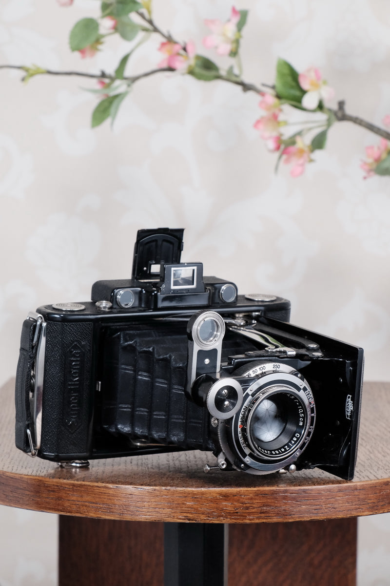 SUPERB! 1934 Zeiss Ikon Super Ikonta 6x9, Tessar lens, CLA'd, FRESHLY SERVICED! - Zeiss-Ikon- Petrakla Classic Cameras