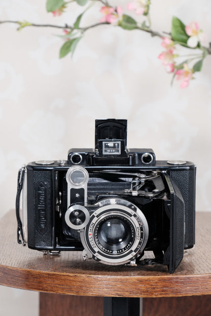 SUPERB! 1934 Zeiss Ikon Super Ikonta 6x9, Tessar lens, CLA'd, FRESHLY SERVICED! - Zeiss-Ikon- Petrakla Classic Cameras
