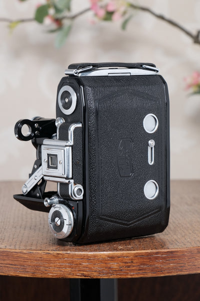 Excellent 1937 ZEISS-IKON SUPER IKONTA A, 6x4.5, Tessar lens. CLA’d, Freshly Serviced!