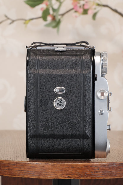 Near Mint!  Balda Super Baldax, 6x6 Coupled Rangefinder Camera, CLA'd, Freshly Serviced!