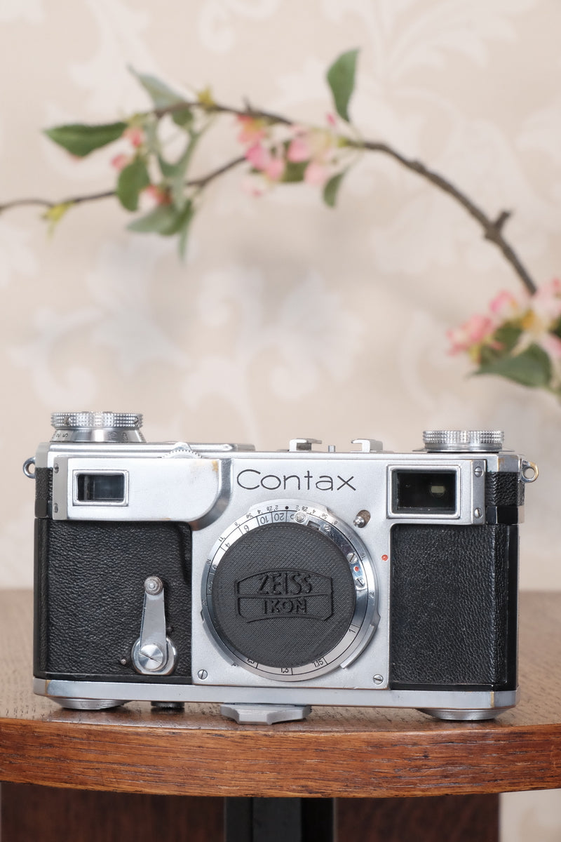 1936 Zeiss Ikon Contax II Body, CLA'd, Freshly Serviced!
