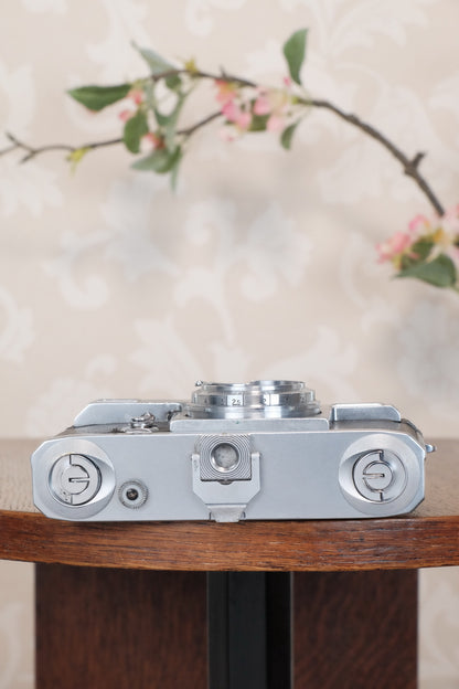 1936 Zeiss Ikon Contax II Body, CLA'd, Freshly Serviced!