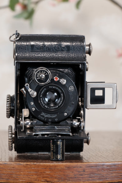 Rare! 1934 Voigtlander 3x4 Perkeo, 127 film, CLA'd, Freshly Serviced!