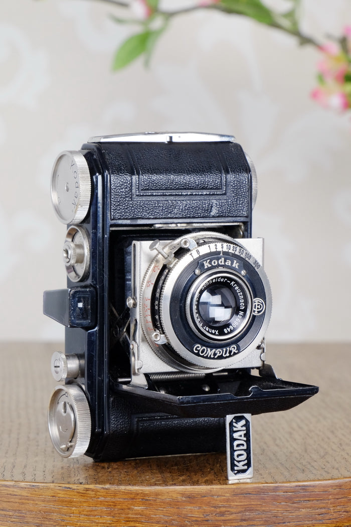THE ORIGINAL FIRST VERSION, 1934 Black Kodak Retina, model 117, CLA'd ...