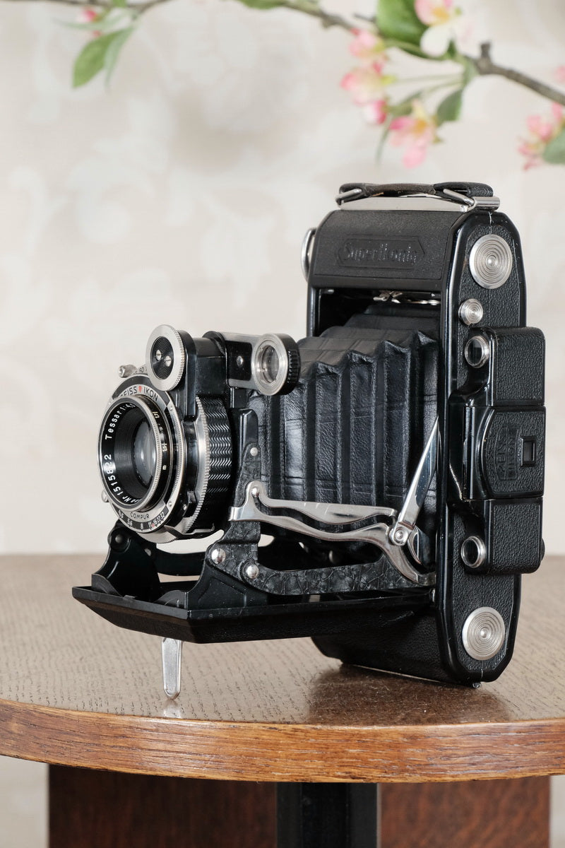 SUPERB! 1934 Zeiss Ikon Super Ikonta 6x9, Tessar lens, CLA'd, FRESHLY SERVICED! - Zeiss-Ikon- Petrakla Classic Cameras