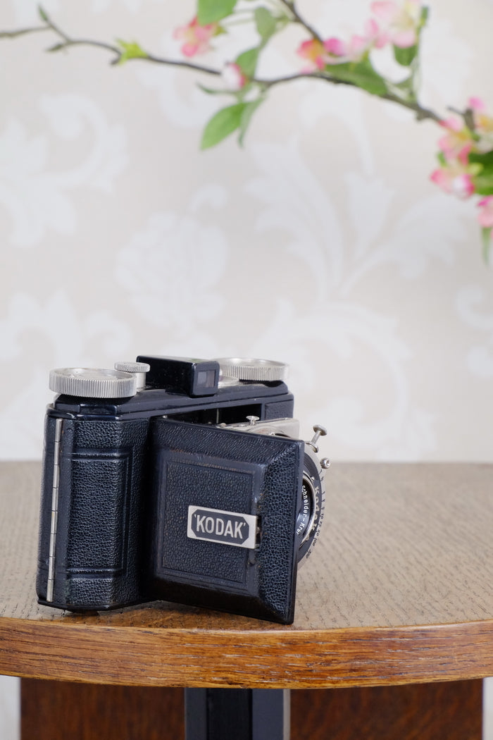 THE ORIGINAL FIRST VERSION, 1934 Black Kodak Retina, model 117, CLA'd, Freshly Serviced! - Kodak- Petrakla Classic Cameras