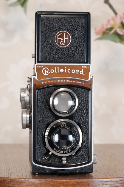 Near Mint, 1936 Rolleicord ,CLA's, Freshly Serviced!