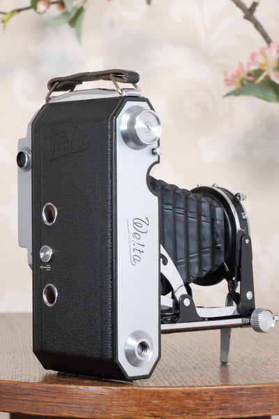 Rare! Near Mint 1937 WELTA WELTUR 6x9 Coupled Rangefinder Camera, CLA'd, Freshly serviced!