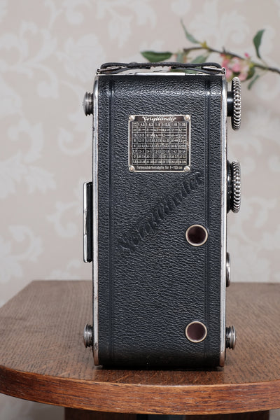 1935 Voigtlander Inos II 6.5x11 Folder, with Heliar lens! CLA’d, Freshly Serviced!