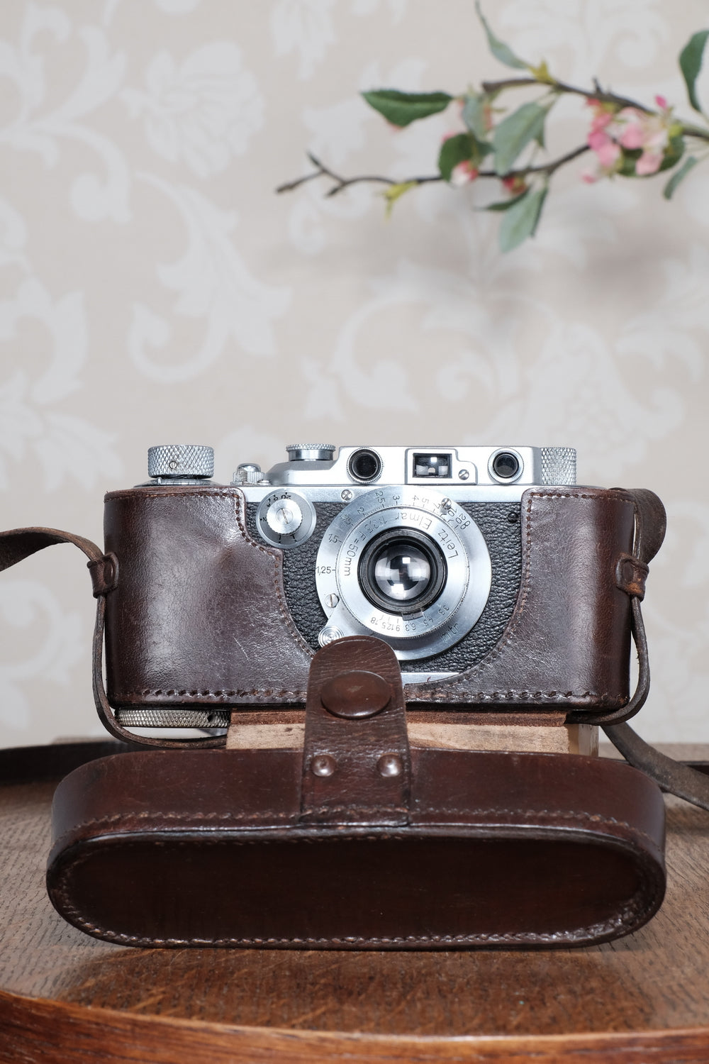 Superb! 1934 Leitz Leica III with Elmar lens & case. Freshly Serviced, CLA'd