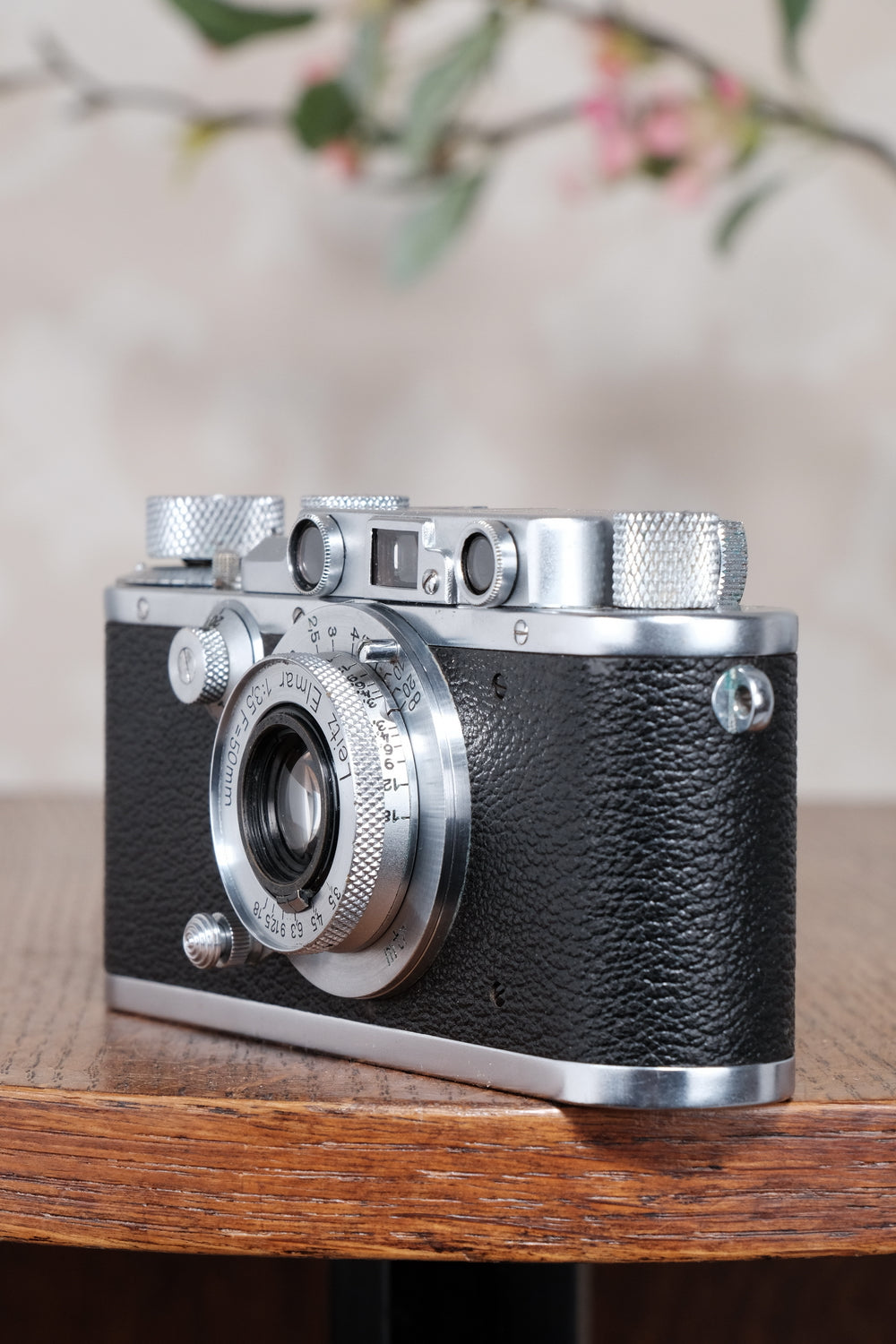 Superb! 1934 Leitz Leica III with Elmar lens & case. Freshly Serviced, CLA'd