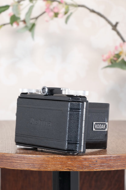 THE ORIGINAL FIRST VERSION, 1934 Black Kodak Retina, model 117, CLA'd, Freshly Serviced!