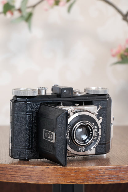 THE ORIGINAL FIRST VERSION, 1934 Black Kodak Retina, model 117, CLA'd, Freshly Serviced!