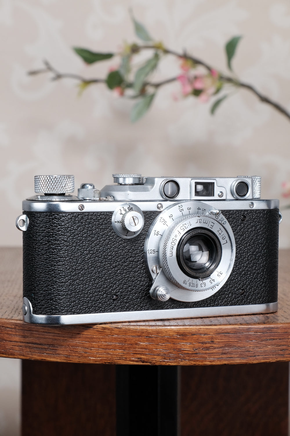 Superb! 1934 Leitz Leica III with Elmar lens & case. Freshly Serviced, CLA'd