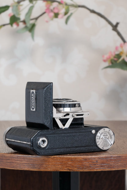 THE ORIGINAL FIRST VERSION, 1934 Black Kodak Retina, model 117, CLA'd, Freshly Serviced!
