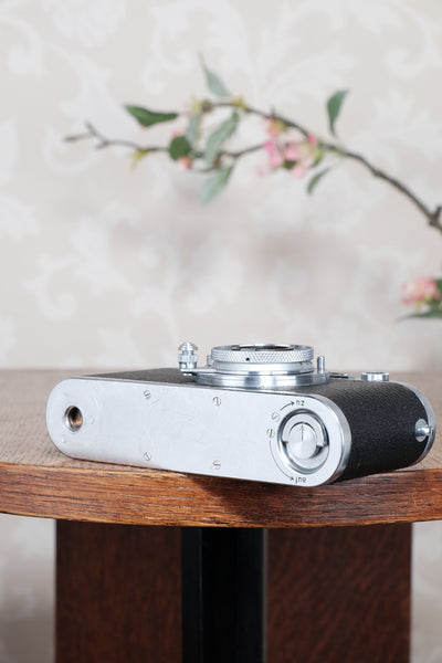 Superb! 1934 Leitz Leica III with Elmar lens & case. Freshly Serviced, CLA'd