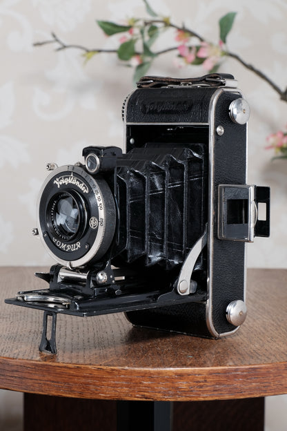 1934 Voigtlander Inos II 6x9 Folder, CLA’d, Freshly Serviced!