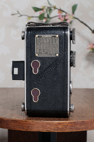 1934 Voigtlander Inos II 6x9 Folder, CLA’d, Freshly Serviced!