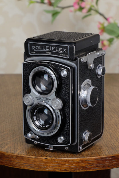 1938 Rolleiflex Automat, Freshly Serviced, CLA’d, Freshly Serviced! - Frank & Heidecke- Petrakla Classic Cameras