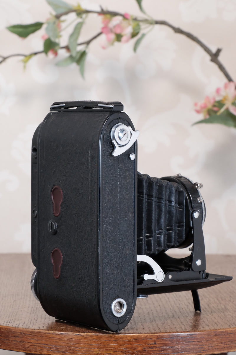 Excellent 1939 Voigtlander Bessa Rangefinder with HELIAR LENS! 6x9, Freshly Serviced, CLA'd.
