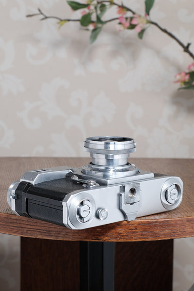 Near Mint! 1937 Zeiss Ikon Contax II Body and 50mm Zeiss Sonnar lens, CLA'd, Freshly Serviced!