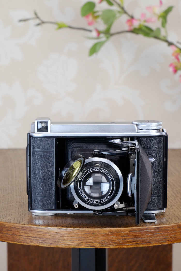Superb! 1936  Voigtlander “Baby Bessa“ 66, 6x6 camera, Skopar lens, CLA'd, Freshly Serviced! - Voigtlander- Petrakla Classic Cameras