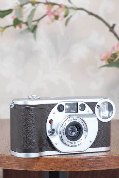 MINT! Minolta 35mm Prod 20’s Cult Camera With Original Box, strap, cap & instructions