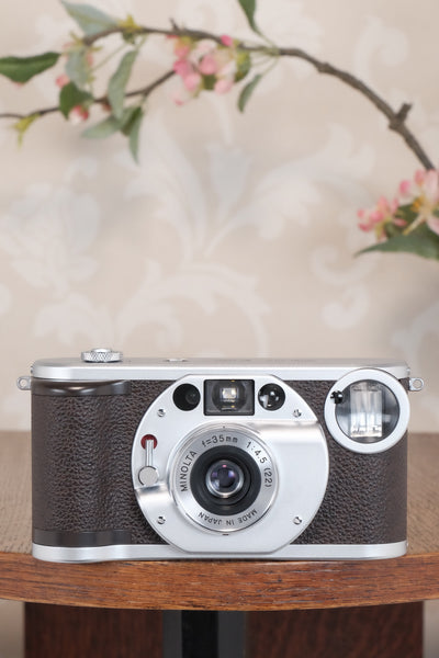 MINT! Minolta 35mm Prod 20’s Cult Camera With Original Box, strap, cap & instructions