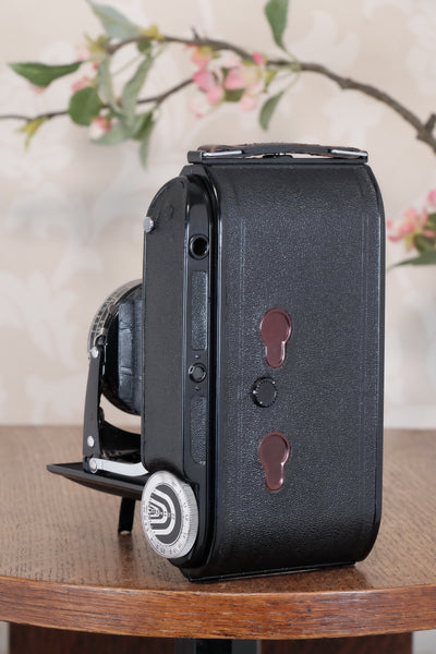 SUPERB!, 1940 Voigtlander Bessa Rangefinder with HELIAR LENS! 6x9, Freshly Serviced, CLA'd.