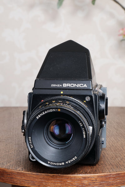 6x6 Zenza Bronica SQ complete with 80mm lens & 120 film back.