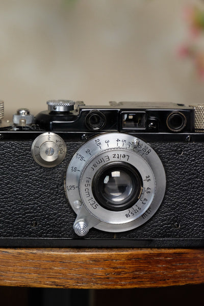 Exceptionally fine 1934 3.5/50mm Leitz Leica Elmar lens - Leitz- Petrakla Classic Cameras