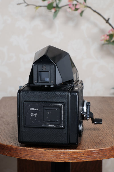 6x6 Zenza Bronica SQ complete with 80mm lens & 120 film back.