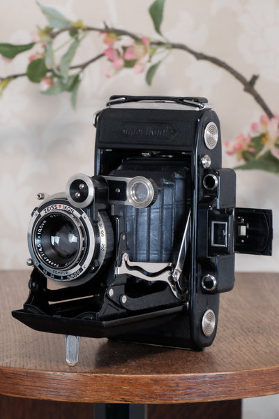 SUPERB! 1934 Zeiss Ikon Super Ikonta C, 6x9, Tessar lens and reduction mask, CLA'd, Freshly Serviced!