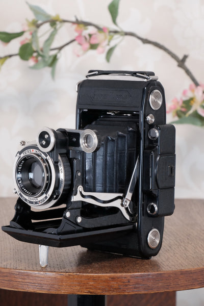 SUPERB! 1934 Zeiss Ikon Super Ikonta C, 6x9, Tessar lens and reduction mask, CLA'd, Freshly Serviced!