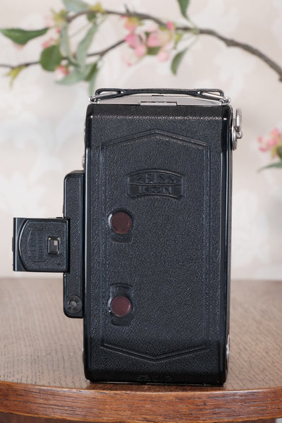 SUPERB! 1934 Zeiss Ikon Super Ikonta C, 6x9, Tessar lens and reduction mask, CLA'd, Freshly Serviced!