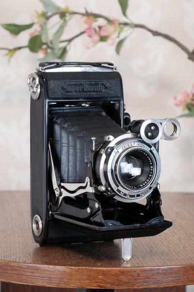 SUPERB! 1934 Zeiss Ikon Super Ikonta C, 6x9, Tessar lens and reduction mask, CLA'd, Freshly Serviced!