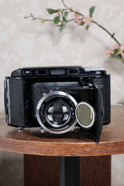 Superb Voigtlander 6x9 Black Bessa rangefinder with Heliar lens! Freshly Serviced, CLA'd.