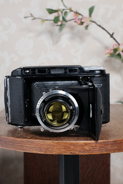 Superb Voigtlander 6x9 Black Bessa rangefinder with Heliar lens! Freshly Serviced, CLA'd.