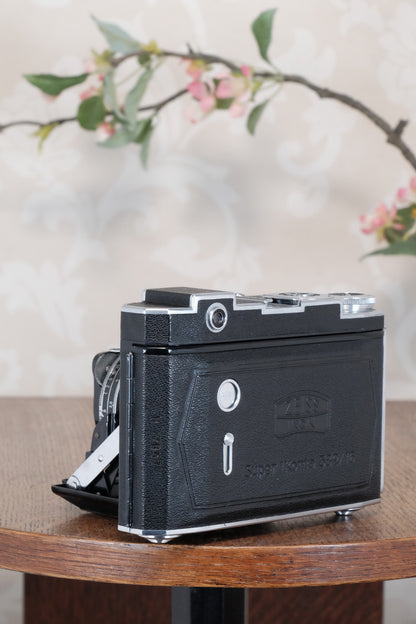 Superb,1938 Zeiss Ikon Super Ikonta 6x6, Tessar lens,, CLA'd, Freshly Serviced!