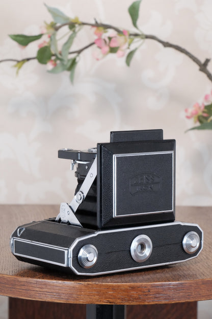 Superb,1938 Zeiss Ikon Super Ikonta 6x6, Tessar lens,, CLA'd, Freshly Serviced!