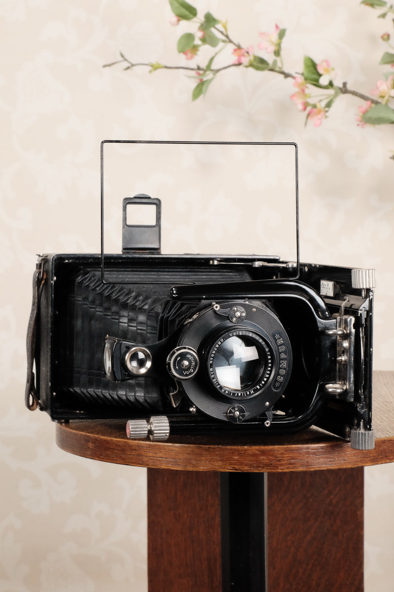 The BIG Voigtlander 10x15cm Bergheil! 10x15 Bergheil Camera with large format 165mm HELIAR LENS! Freshly serviced CLA’d - Voigtlander- Petrakla Classic Cameras