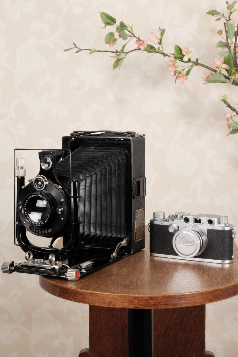 The BIG Voigtlander 10x15cm Bergheil! 10x15 Bergheil Camera with large format 165mm HELIAR LENS! Freshly serviced CLA’d - Voigtlander- Petrakla Classic Cameras