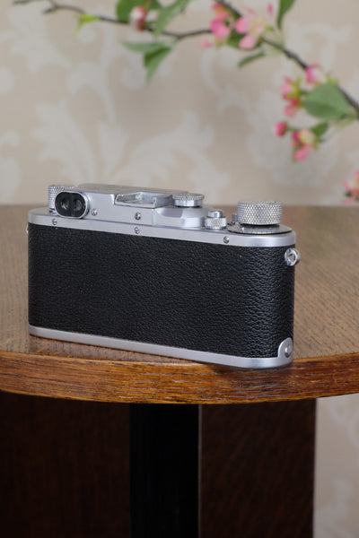 Superb! 1939 Leitz Leica IIIb, with 2.0/50mm Leitz Summar lens, Freshly Serviced! - Leitz- Petrakla Classic Cameras