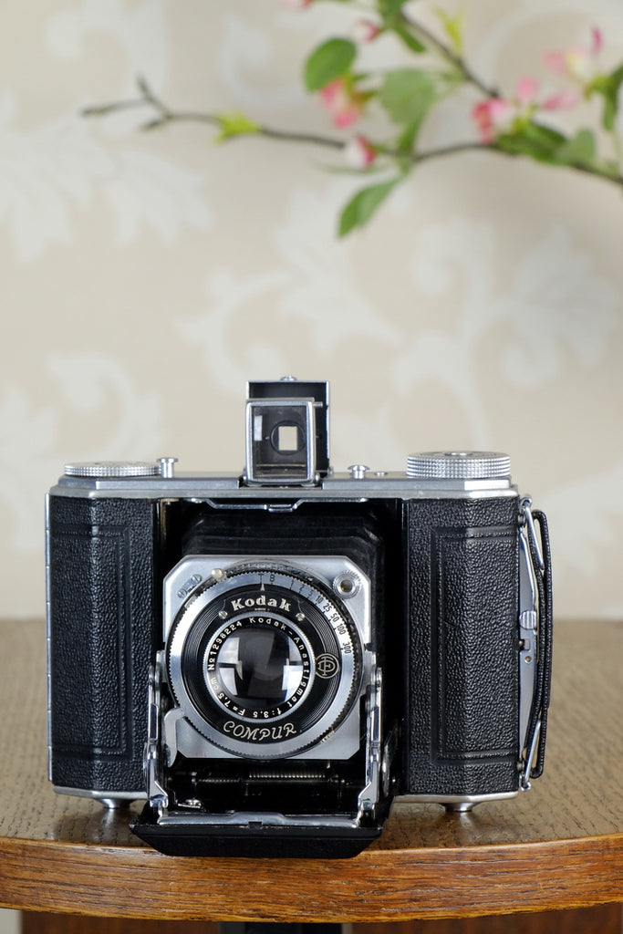 Superb! 1936 Nagel-Kodak 6x4.5 Duo camera, CLA'd, Freshly Serviced! - Nagel- Petrakla Classic Cameras