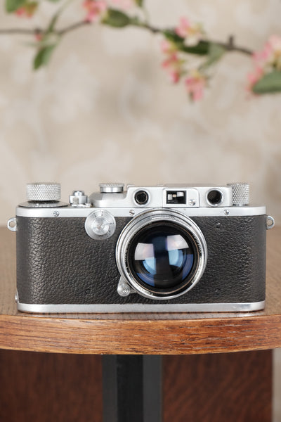 1938 Leitz Leica III with Summitar lens, CLA’d, Freshly Serviced! - Leitz- Petrakla Classic Cameras