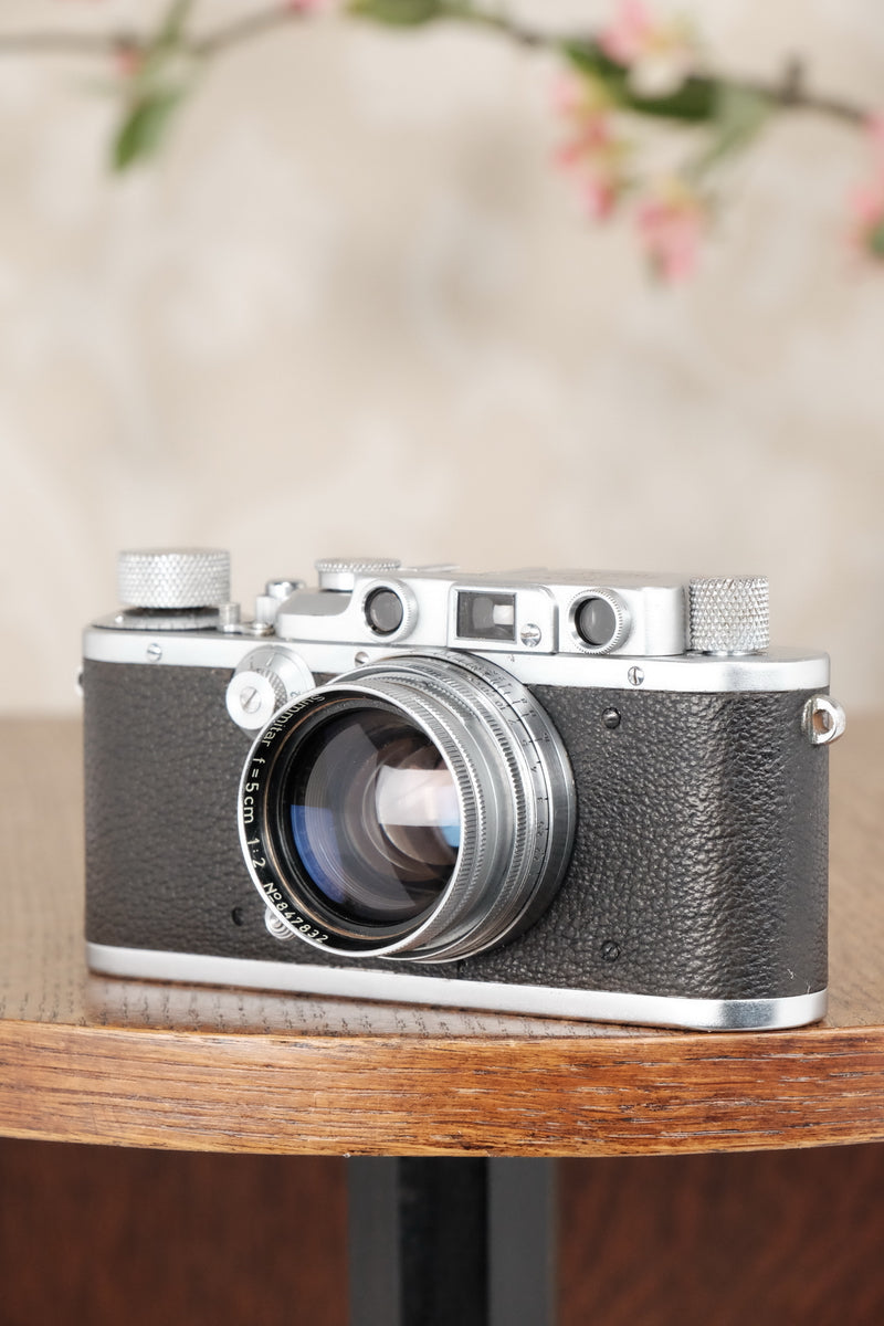 1938 Leitz Leica III with Summitar lens, CLA’d, Freshly Serviced! - Leitz- Petrakla Classic Cameras